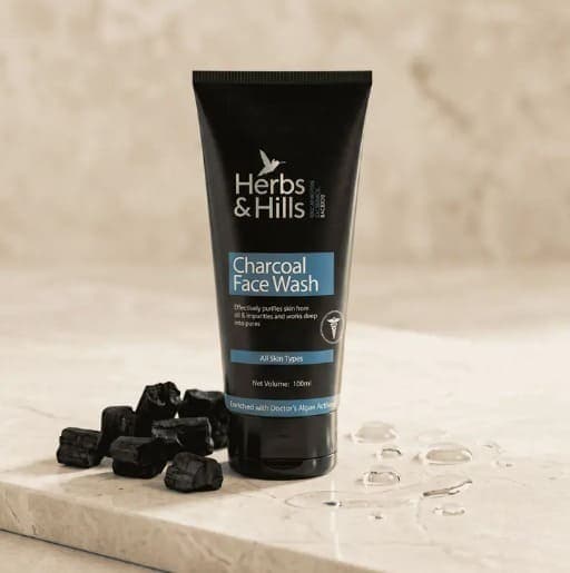 Herbs & Hills Charcoal Face - Organic Ayurvedic Skincare | Pureable